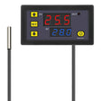 High-precision Microcomputer Intelligent Digital Display Switch Thermostat, Style:12V Power Supply(Red and Blue Display) - free shipping - PMC TechLife - Order now!