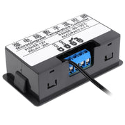 High-precision Microcomputer Intelligent Digital Display Switch Thermostat, Style:12V Power Supply(Red and Blue Display)