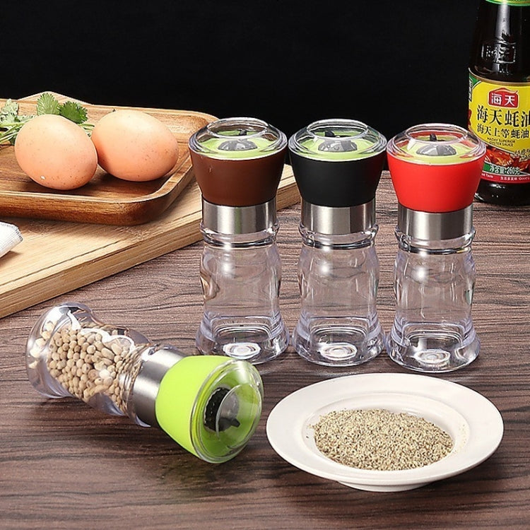 Multi-Function Seasoning Tank Kitchen Gadget Manual Creative Pepper Grinder(Red)
