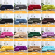 Sofa All-inclusive Universal Set Sofa Full Cover Add One Piece of  Pillow Case, Size:Three Seater(190-230cm)(Dark Blue)