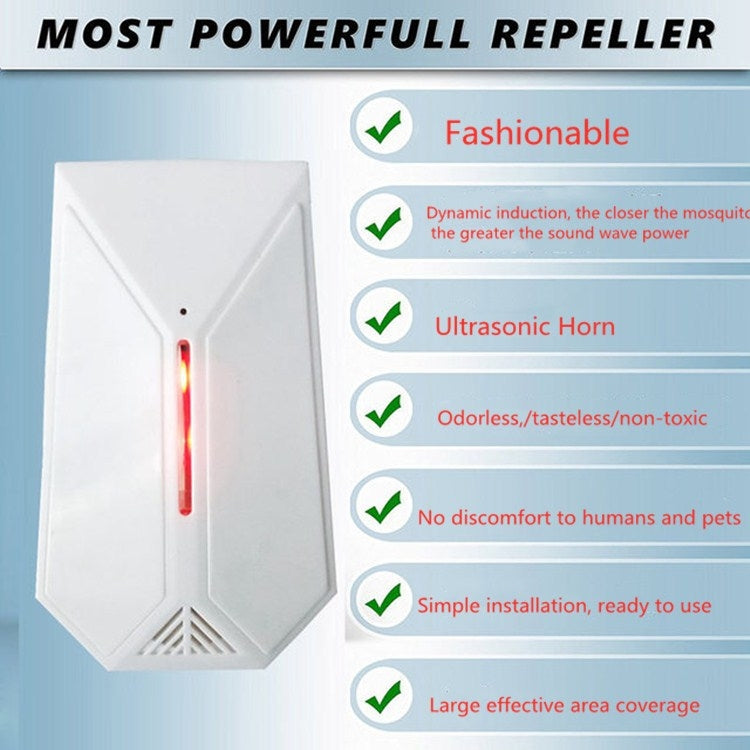 A13 Ultrasonic Mosquito Repellent Electronic Mosquito Killer, Plug Type:EU Plug