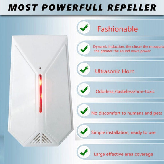 A13 Ultrasonic Mosquito Repellent Electronic Mosquito Killer, Plug Type:EU Plug