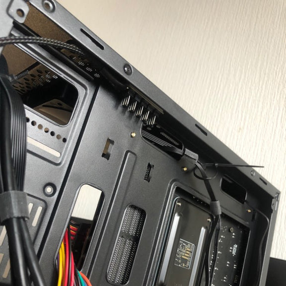 2 PCS Computer Fan PWM Hub Computer Chassis Fan Hub(A Drag Five)