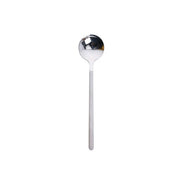 Mini Accessories Coffee Spoon Kitchen Dessertspoon Dining Round Shape Coffee  Stainless Steel Home, Size:17cm(Silver)