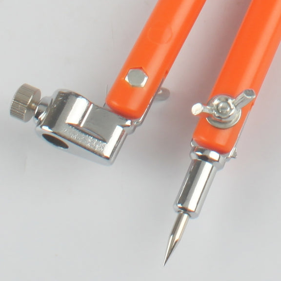 Metal Multifunctional Stainless Steel Drawing Circle Wodworking Compass, Size:S