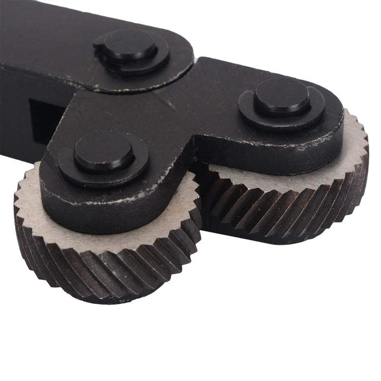 Hardened and Durable Steel Two-wheel Knurled Tool Kit, Style:2.0mm
