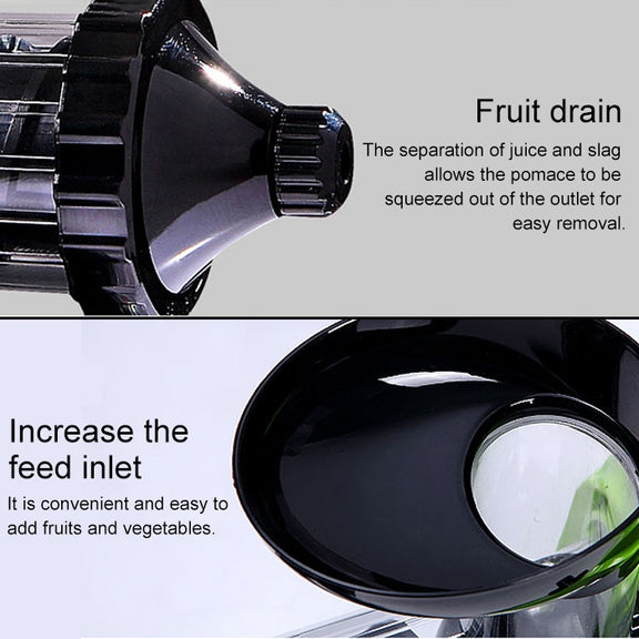 Multifunction Home Manual Juicer Apple Orange Wheatgrass Portable DIY Juicer(Red)
