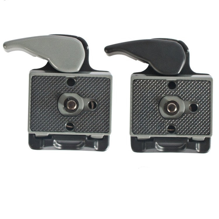 BEXIN Tripod Head Quick Release Plate Holder For Manfrotto 200PL-14(Grey)