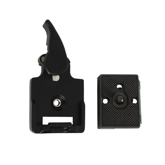 BEXIN Tripod Head Quick Release Plate Holder For Manfrotto 200PL-14(Grey)