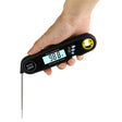 Foldable Probe Waterproof Food Thermometer Kitchen Barbecue Fast Temperature Measurement Digital Display Electronic Thermometer(Black) - Cooking Thermometers by PMC TechLife | Online Shopping South Africa | PMC TechLife