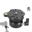 BEXIN DY-60N 1/4 inch Thread Dome Professional Tripod Leveling 360 Degree Panorama Head Base with Bubble Level & 3/8 inch Screw Adapter - Tripod Heads by BEXIN | Online Shopping South Africa | PMC TechLife | Buy Now Pay Later Mobicred