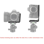 BEXIN for Nikon Z7 / Z6 Push-Pull Type Aluminum Alloy Vertical Shoot Quick Release L Plate Bracket Base Holder