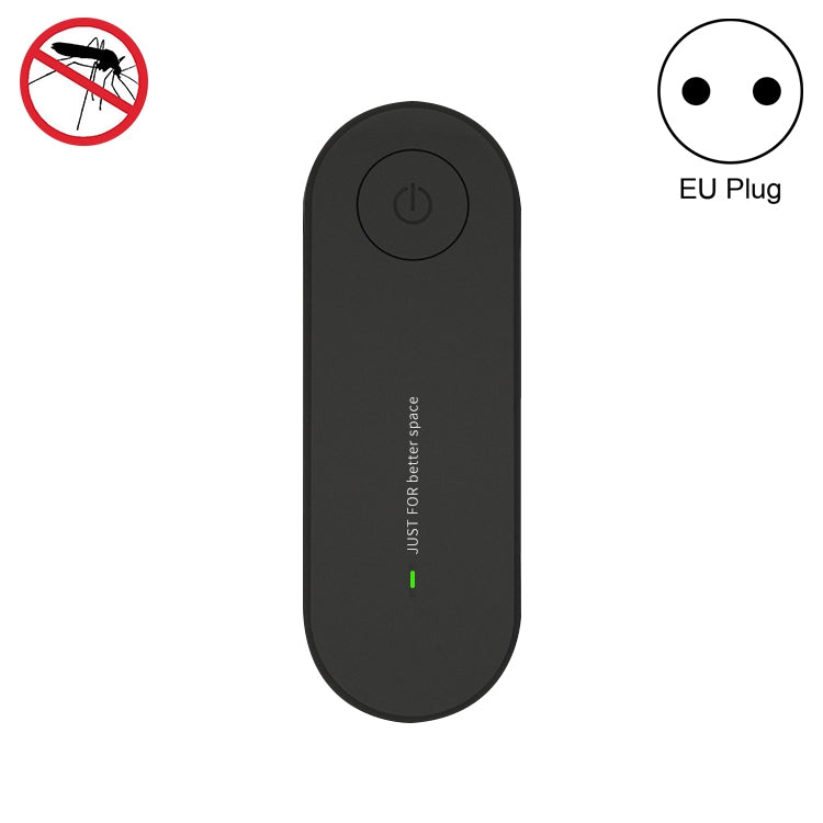Ultrasonic Mosquito Repellent Electronic Mosquito Killer, Plug Type:EU Plug(Black)