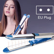 Titanium Hair Straightener Flat Iron(EU) - Hair Curler by PMC TechLife | Online Shopping South Africa | PMC TechLife