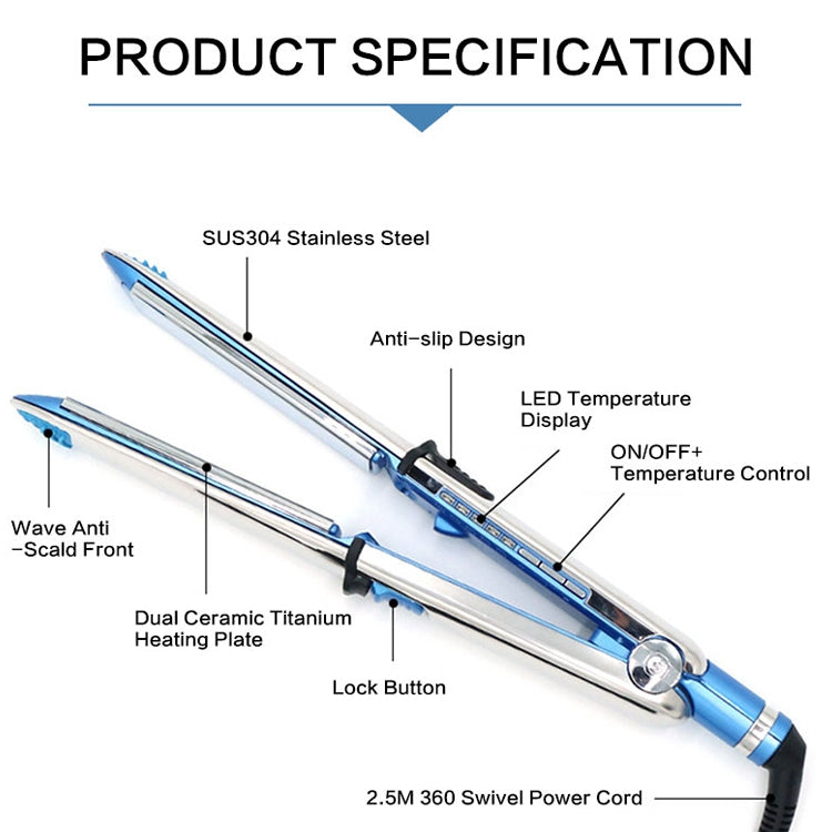 Titanium Hair Straightener Flat Iron(EU)