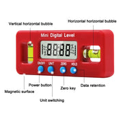 100mm Mini Electronic Digital Strong Magnetism Spirit Level Angle Board