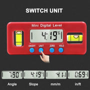 100mm Mini Electronic Digital Strong Magnetism Spirit Level Angle Board