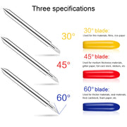 50 PCS 30/45/60 Degrees Sharp and Durable Carving Tools
