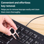 7 in 1 Bluetooth Headphone Computer Keyboard Cleaning Tools Set (Pink)