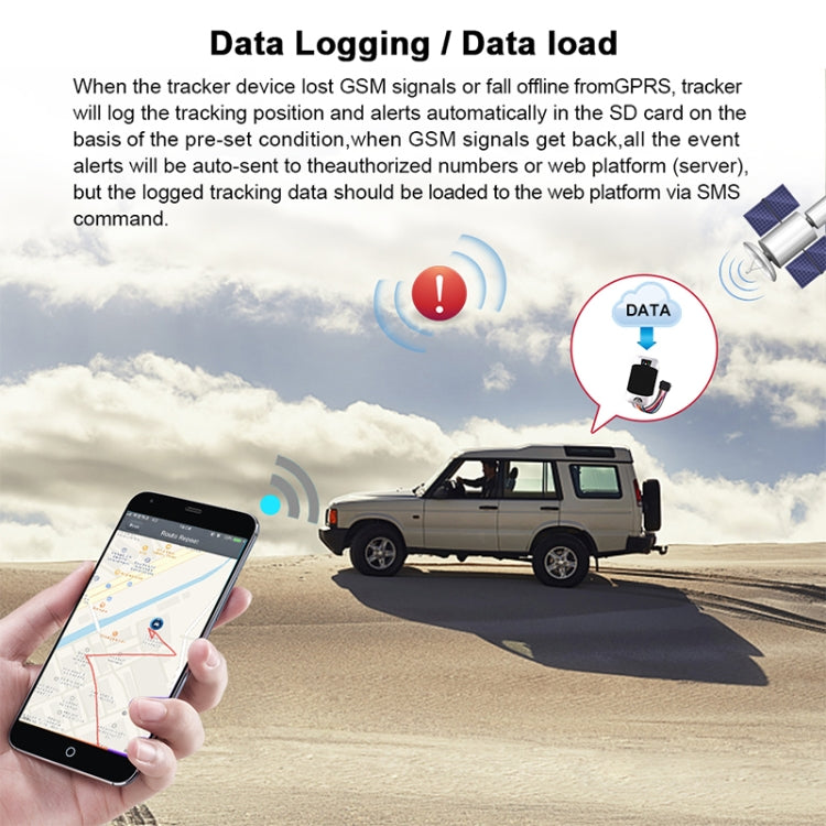 TK303F Car Truck Vehicle Tracking GSM GPRS GPS Tracker without Remote Control