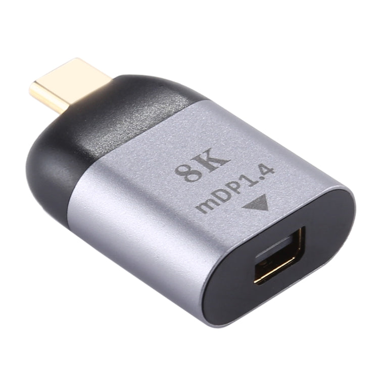 Type-C Male To MiniDP 1.4 Adapter, Support 3D Visual Effects