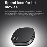 G54  TV Stick 4K HDR Wireless Display Receiver WiFi Dongle (Black)