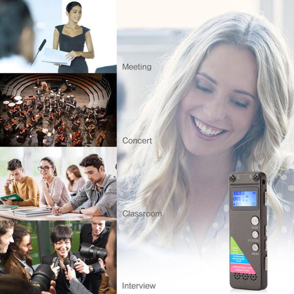 VM31 Portable Audio Voice Recorder, 8GB, Support Music Playback