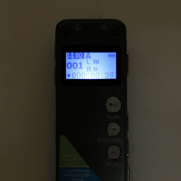 VM31 Portable Audio Voice Recorder, 8GB, Support Music Playback