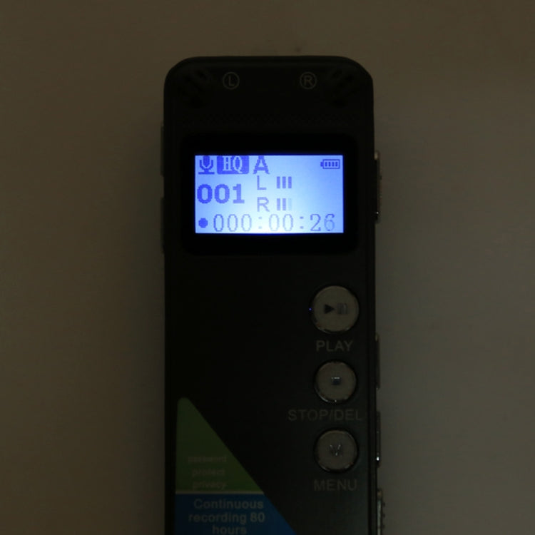 VM31 Portable Audio Voice Recorder, 8GB, Support Music Playback
