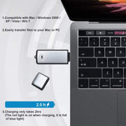SK858 16GB Rechargeable Portable U-Disk Meeting Voice Recorder (Black)