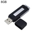 SK868 8GB Rechargeable Portable U-Disk Voice Recorder - U-Disk Recorder by PMC TechLife | Online Shopping South Africa | PMC TechLife | Buy Now Pay Later Mobicred
