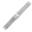 CAGARNY Simple Fashion Watches Band Metal Watch Band, Width: 18mm(Silver) - free shipping - PMC TechLife - Order now!