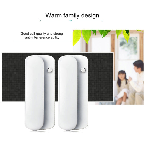 109DC Two-way High-definition Wired Intercom Doorphone (White)