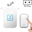 CACAZI FA86 Self-Powered Smart Home Wireless Doorbell, EU Plug(White) - free shipping - PMC TechLife - Order now!