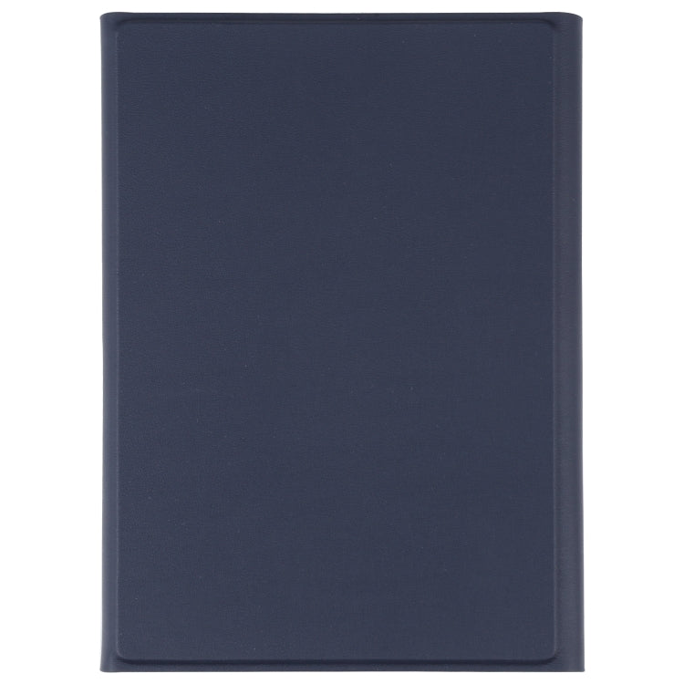 A06S Detachable Lambskin Texture Ultra-thin TPU Backlight Bluetooth Keyboard Leather Tablet Case with Stand For iPad mini 6 (Blue)