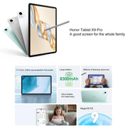 Honor Pad X9 Pro WiFi Tablet PC, 11.5 inch 6GB+128GB MagicOS 9.0 Qualcomm Snapdragon 685 Octa Core (White)
