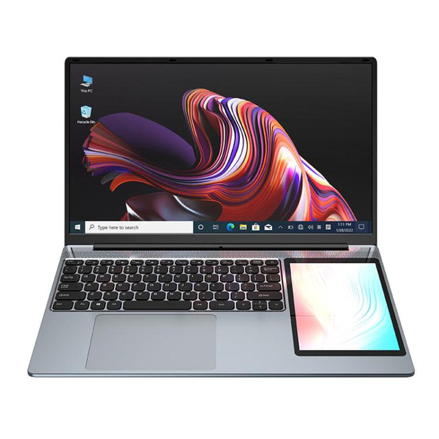 UNIWA ULAP Q15ZR Laptop, 16GB+512GB, 15.6 inch and 7 inch Dual Display Windows 11 Intel Alder Lake N100 Octa Core, EU Plug