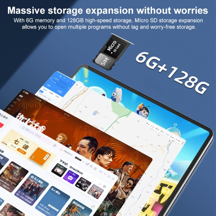 Jumper EZpad M10 Pro Tablet PC, 6GB+128GB, 10.36 inch Android 14 OS Unisoc T606 Octa Core Network: 4G, US Plug