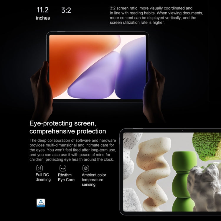 Xiaomi Pad 7 Pro 11.2 inch Soft Light Screen, 12GB+256GB, HyperOS 2 Qualcomm Snapdragon 8s Gen3 Octa Core (Black)