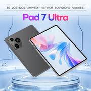 Pad7 Ultra 10.1 inch 3G Phone Call Tablet PC, 2GB+32GB, Android 8.1 MTK6737 Quad Core, UK Plug (Silver)
