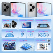 Pad7 Ultra 10.1 inch 3G Phone Call Tablet PC, 2GB+32GB, Android 8.1 MTK6737 Quad Core, UK Plug (Silver)