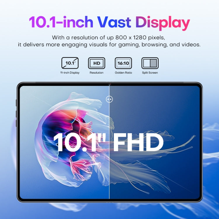 Pad7 Ultra 10.1 inch 3G Phone Call Tablet PC, 2GB+32GB, Android 8.1 MTK6737 Quad Core, UK Plug (Silver)