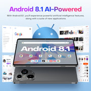 Pad7 Ultra 10.1 inch 3G Phone Call Tablet PC, 2GB+32GB, Android 8.1 MTK6737 Quad Core, UK Plug (Silver)