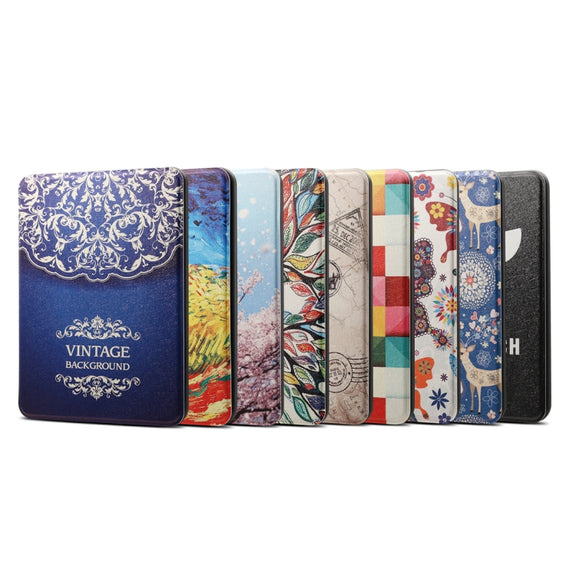 Colors Magic Cube Pattern Horizontal Flip PU + TPU Leather Protective Case for Amazon Kindle Paperwhite 4 (2018), with Sleep & Wake-up Function