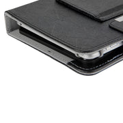 Universal Detachable Magnetic Bluetooth Keyboard Leather Case with Touchpad & Holder for 7 inch IOS & Android & Windows Tablet PC(Black)