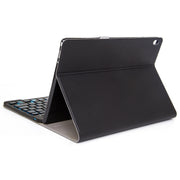 DY-E10 2 in 1 Removable Bluetooth Keyboard + Protective Leather Tablet Case with Backlight & Holder for Lenovo Tab E10(Black)