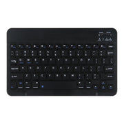 DY-E10 2 in 1 Removable Bluetooth Keyboard + Protective Leather Tablet Case with Holder for Lenovo Tab E10(Black)