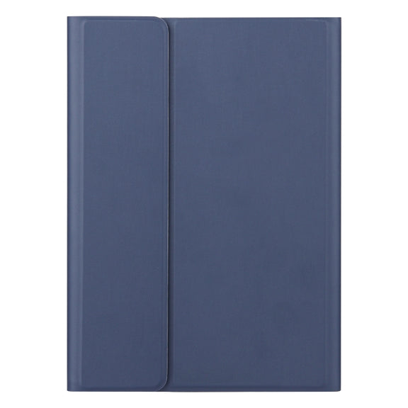 DY-E10 2 in 1 Removable Bluetooth Keyboard + Protective Leather Tablet Case with Holder for Lenovo Tab E10(Blue)