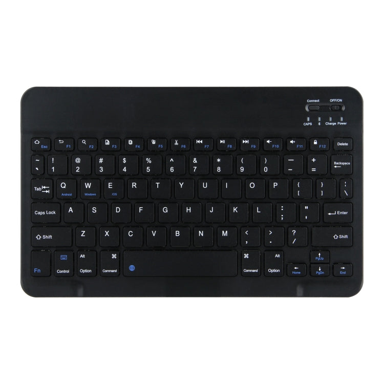 DY-E10 2 in 1 Removable Bluetooth Keyboard + Protective Leather Tablet Case with Holder for Lenovo Tab E10(Blue)