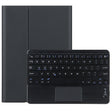 DY-E10 2 in 1 Removable Bluetooth Keyboard + Protective Leather Tablet Case with Touchpad & Holder for Lenovo Tab E10(Black) - free shipping - PMC TechLife - Order now!